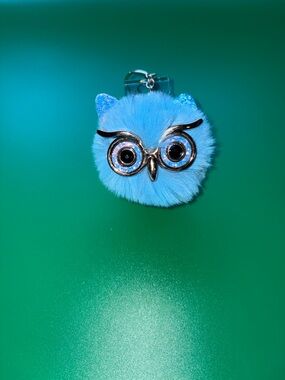 Blue Owl Plush Keychain / bag charm